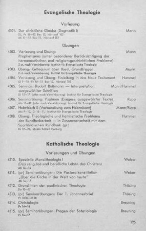 Evangelische Theologie
