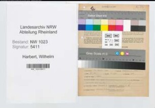 Entnazifizierung Wilhelm Harbert , geb. 20.08.1891 (Verw.Angest.)