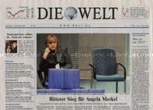 Fragment der Tageszeitung "Die Welt" zum Ausschluss von Martin Hohmann aus der Bundesfraktion der CDU wegen antisemitischer Aussagen