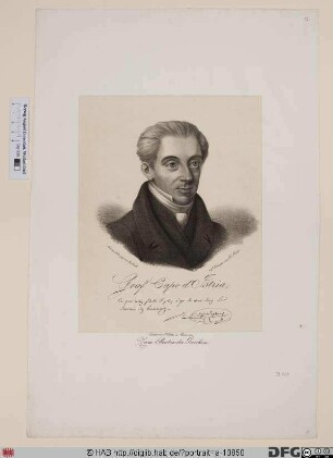 Bildnis Joannis Antonios Graf Kapodistrias
