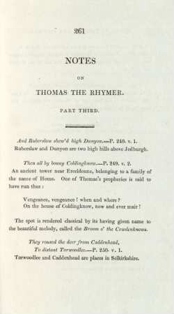 Notes on Thomas the Rhymer. Part T´third