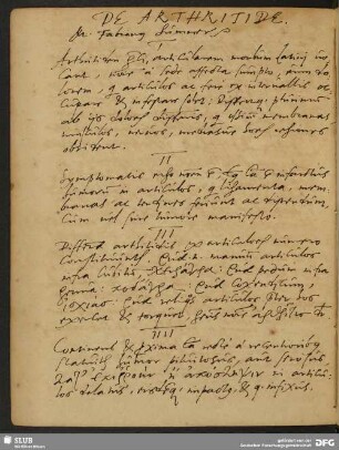 De Arthritide. M. Fabianus Summer.