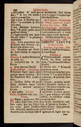 292-305, Sabbato sancto