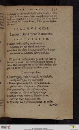 (Psalmvs CXXI - Psalmvs CXXX)