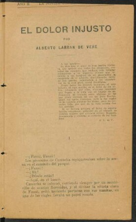 1922003400: El dolor injusto