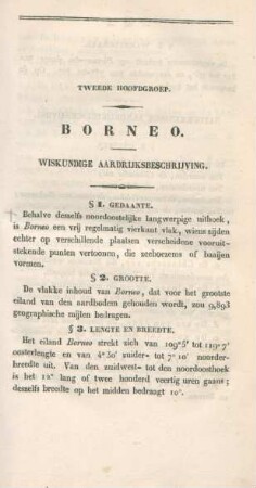 Tweede hoofdgroep. Borneo