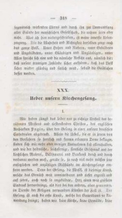 318-330 Ueber unsern Kirchengesang I.