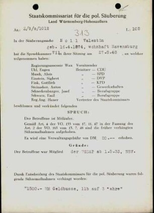 Noll, Valentin