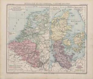Niederlande Belgien. Dänemark und Schleswig-Holstein