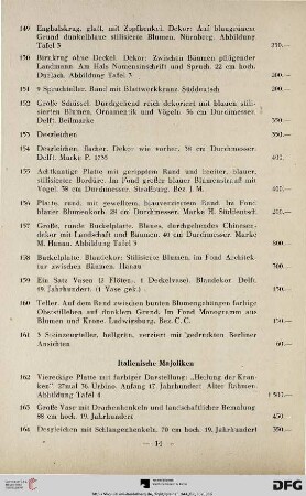 Italienische Majoliken (Nr. 162-168)