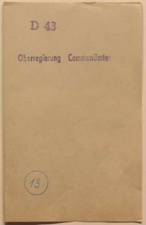 Magistratische Organisation und Regulierung der Gehalte der Kommunvorsteher in Frankenbach, Neckargartach, Kirchhausen, Sontheim, Böckingen, Flein und Biberach, Oberamt Heilbronn