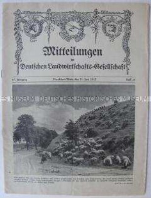 Mitteilungsblatt der Deutschen Landwirtschafts- Gesellschaft