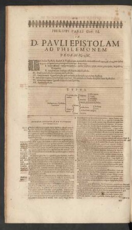 Philippi Parei Dav. Fil. In D. Pauli Epistolam Ad Philemonem