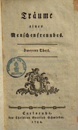 Träume eines Menschenfreundes, 2