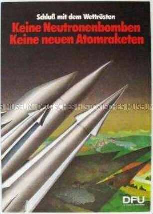 Illustrierte Propagandaschrift der DFU gegen das atomare Wettrüsten