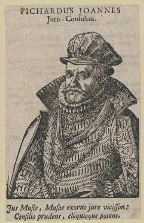 Bildnis des Joannes Fichardus