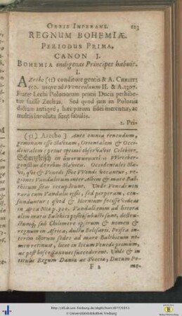 Regnum Bohemiae. Periodus I.–II.