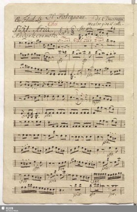 1751. Aria: Mentre giro il colle / Cimarosa, D.