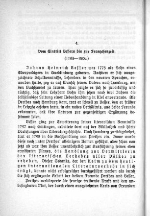 4. Vom Eintritt Bessers bis zur Franzosenzeit. (1798-1806.)