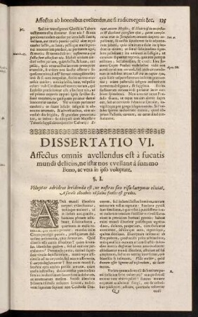 125-150, Dissertatio VI.