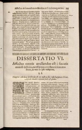 125-150, Dissertatio VI.