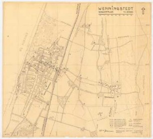 Revision des Bebauungsplans Wenningstedt auf Sylt: Übersichtsplan 1:5000