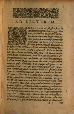 D. Fr. Toleti, Societatis Iesv, Commentaria, Vnà cum Quaestionibus, In octo libr. Aristot. de Physica auscultatione