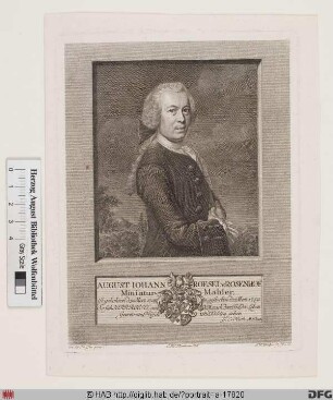 Bildnis August Johann Rösel (von Rosenhof)