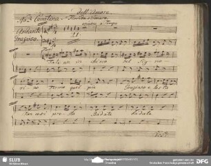Cavatina: "Fate un inchino bel Signorino"