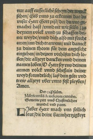 Der CI. Psalm. - CX. Psalm.