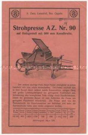 Strohpressen