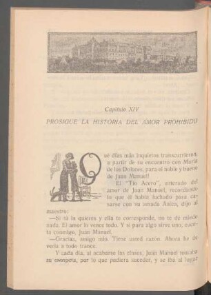 Capítulo XIV - Prosigue la historia del amor prohibido