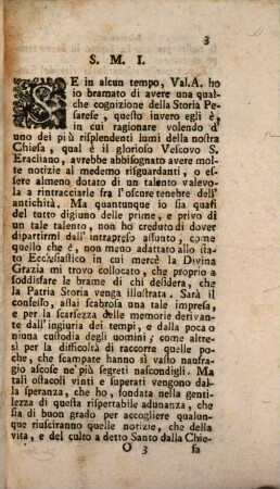Memorie di S. Eracliano vescovo di Pesaro ...