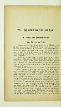 VIII. Das Gebiet der Ems und Vechte