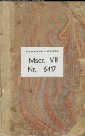Abschriften der Statuten und Privilegien der Stadt Hamm