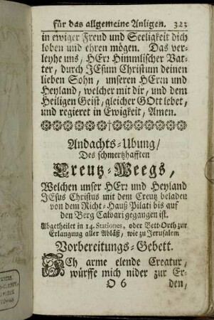 Vorbereitungs-Gebett.