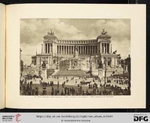 23. ROMA. Monumento a Vittorio Emanuele II. / ROME. Monument to Victor Emanuel II. / ROME Monument à Victor Emanuel II.