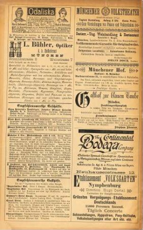 Farbig illustrierter Münchener Fremden-Führer. 3. 1890