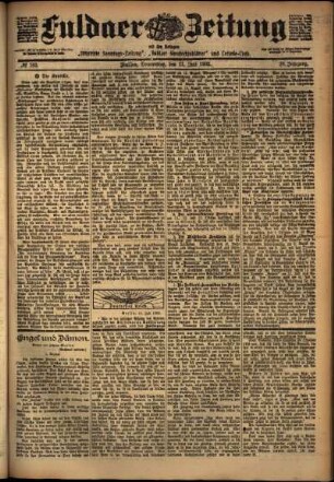 Ausgabe vom Donnerstag, den 17. Juli 1902.