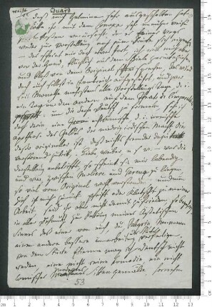 Brief von Adelbert von Chamisso an Julius Eduard Hitzig