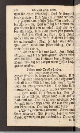 Lehr- und Trost-Lieder.
