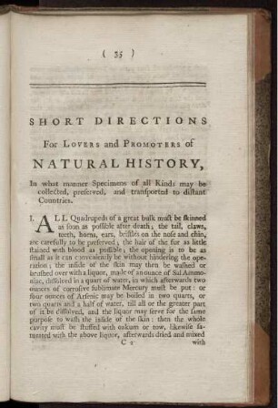 Short Directions