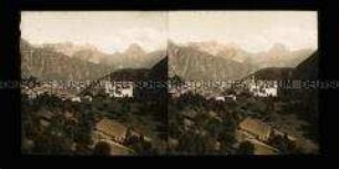 Häuser und Kirche von Valle di Cadore