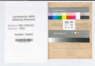 Entnazifizierung Hubert Ruetten, geb. 03.11.1892 (Polizeibeamter)