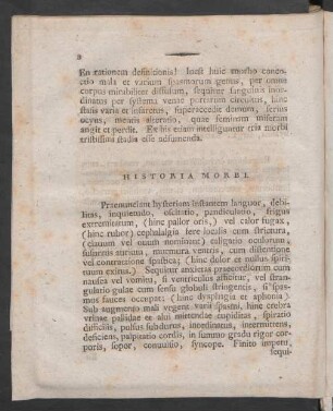 Historia Morbi