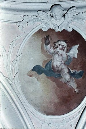 Engel mit Geldbeutel und Münze