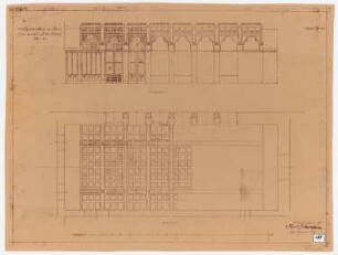 Königliches Residenzschloss Posen, Posen: Wandabwicklung 1.OG 1:50