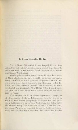 Zwei Jahre belgischer Geschichte (1791,1792), II