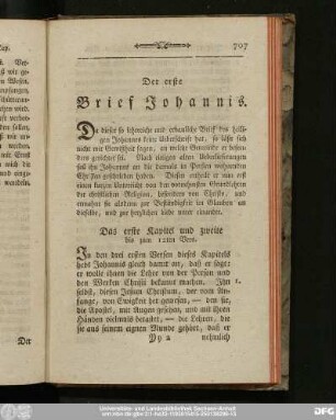 Der erste Brief Johannis.