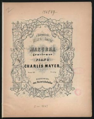 Mazurka gracieuse pour le Piano : Oeuvre 167